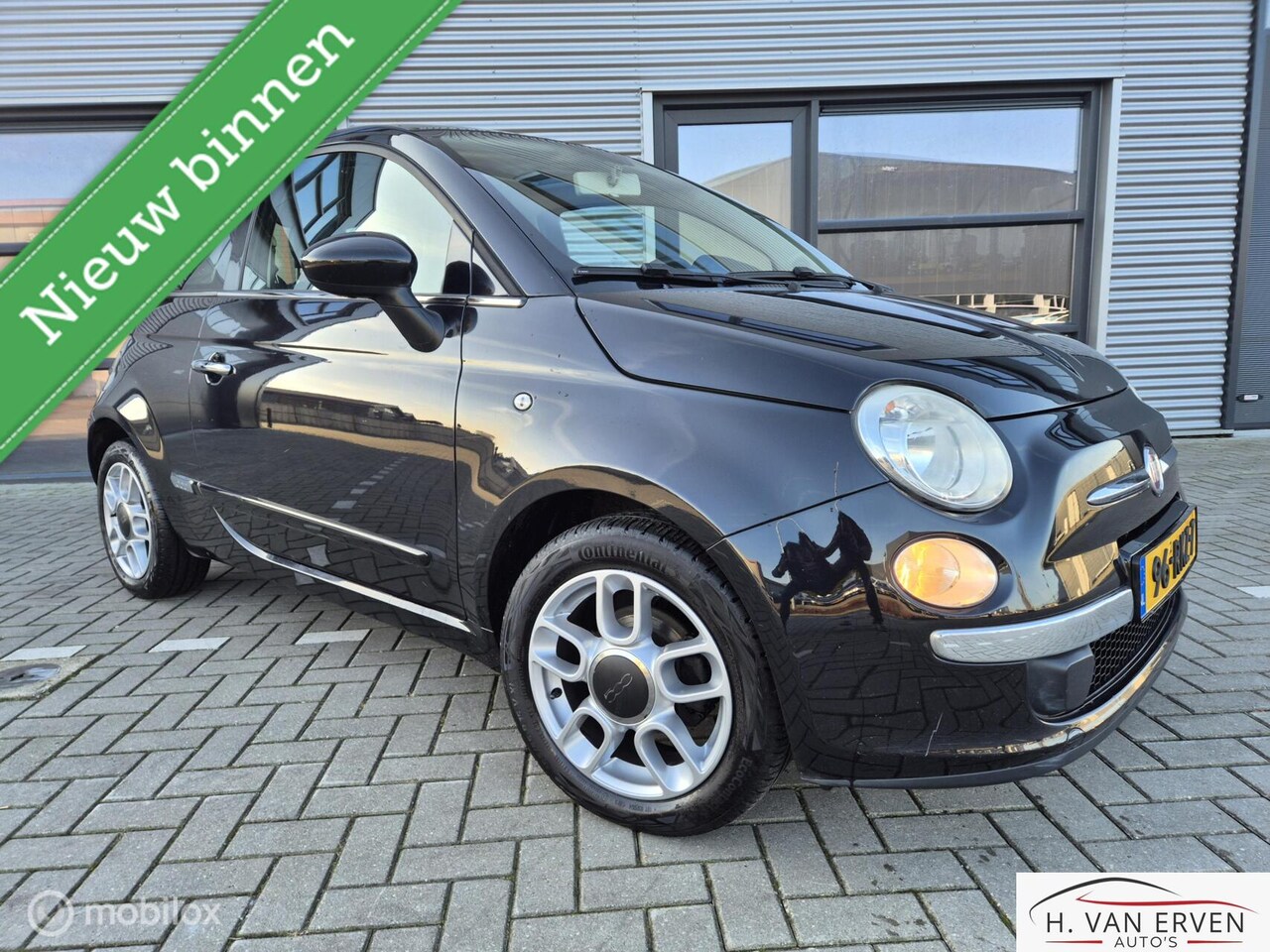 Fiat 500 - 1.2 Lounge PANORAMADAK AUTOMAAT LEDER NAP - AutoWereld.nl