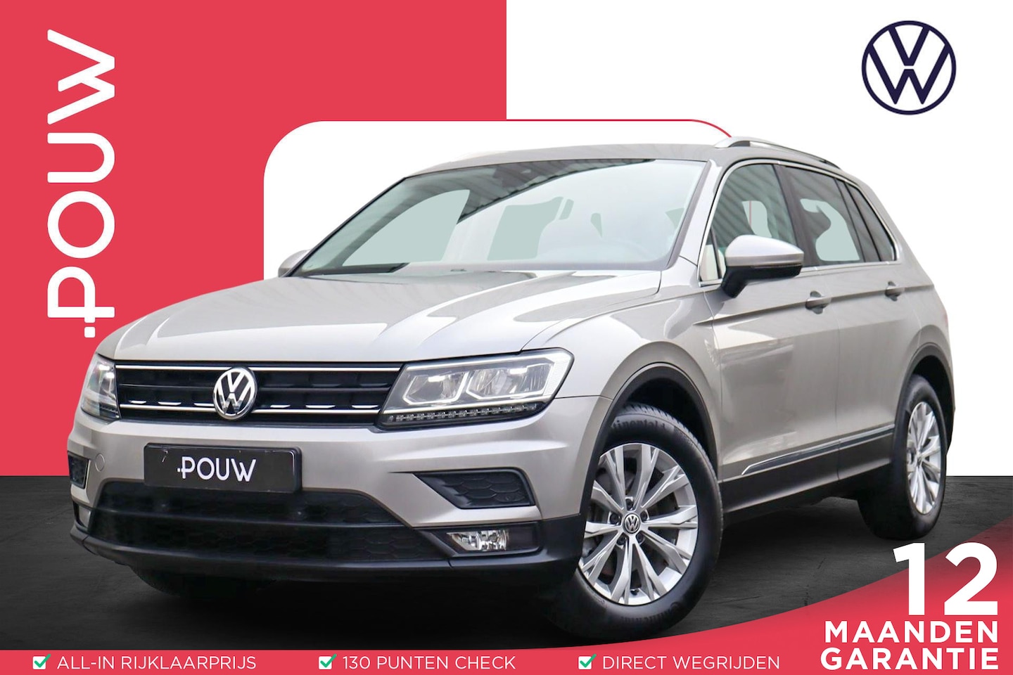 Volkswagen Tiguan - 1.4 TSI 125pk Comfortline Business | Trekhaak | LED Koplampen | Adaptive Cruise - AutoWereld.nl