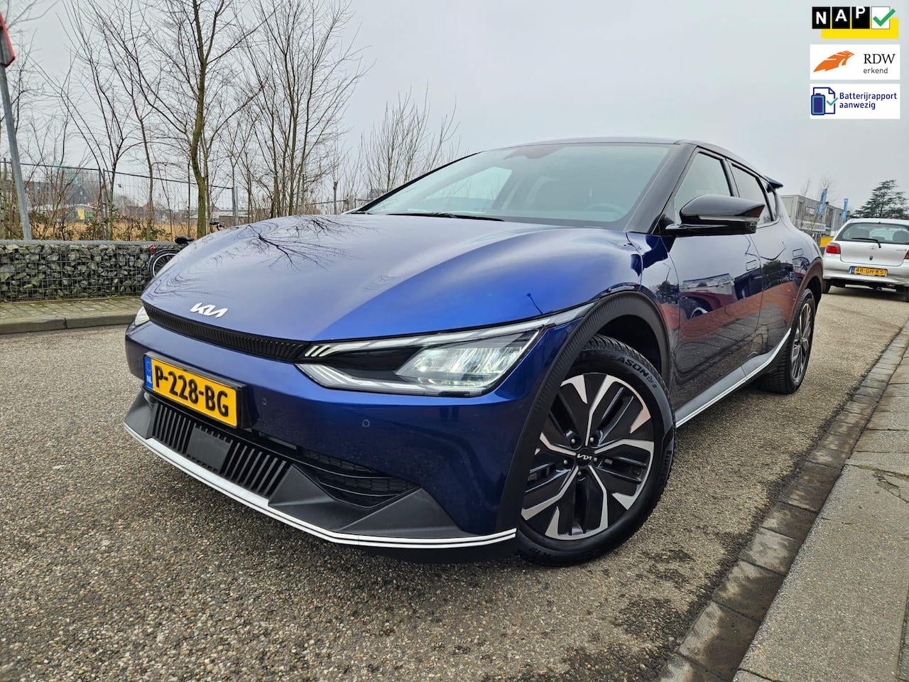 Kia EV6 - 58 kWh GARANTIE BTW auto Batterij 100% - AutoWereld.nl