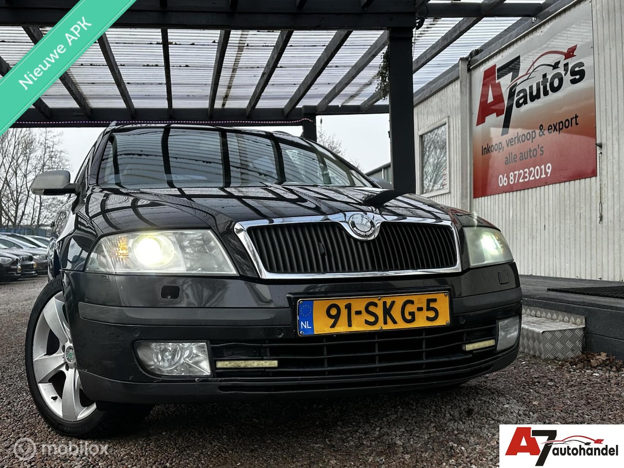 Skoda Octavia Combi - 1.6 FSI Elegance//Nieuwe APK//Automaat - AutoWereld.nl