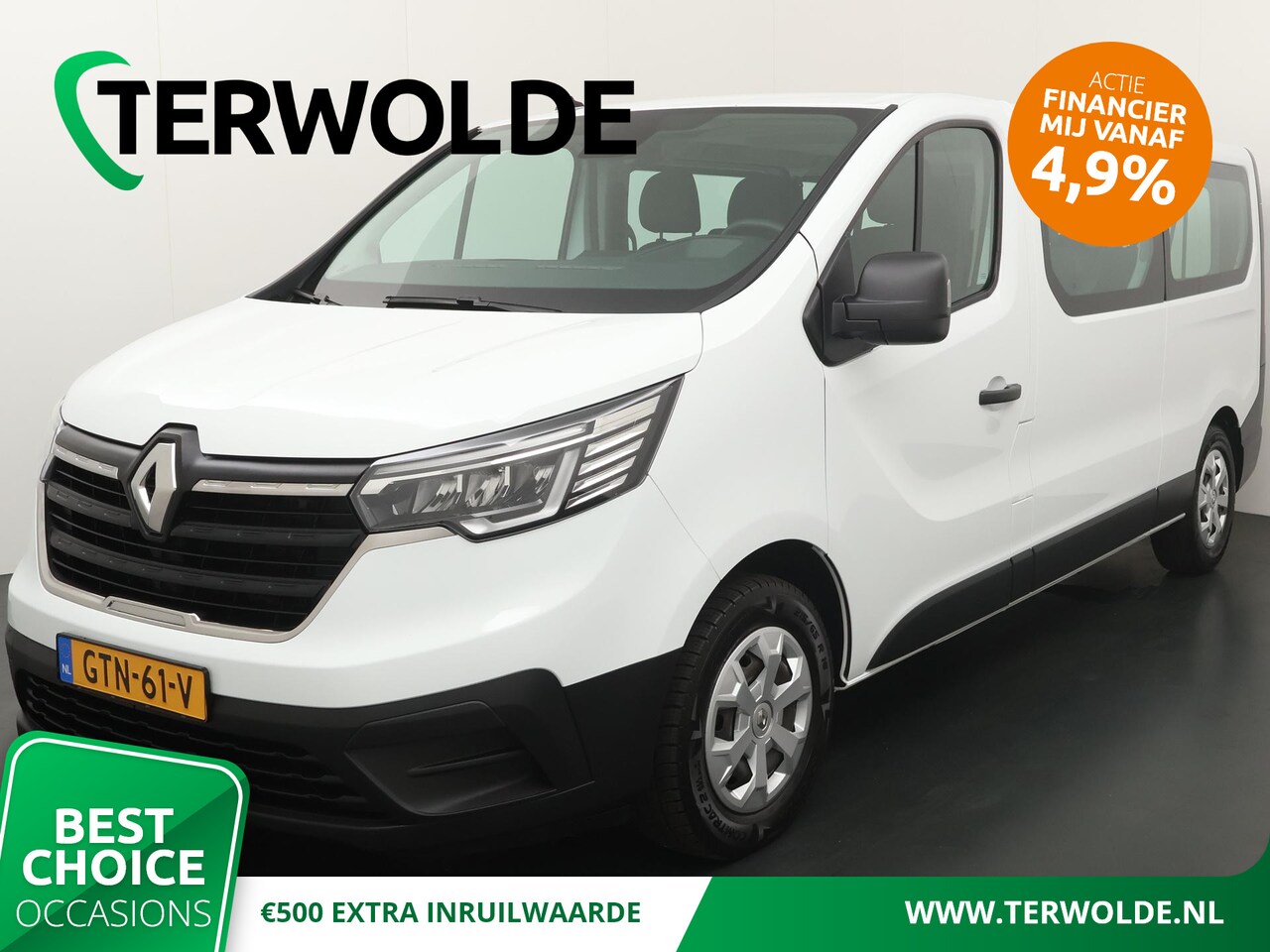 Renault Trafic Passenger - L2 Blue dCi 110 S&S Life | 9 persoons | Trekhaak | Airco | - AutoWereld.nl