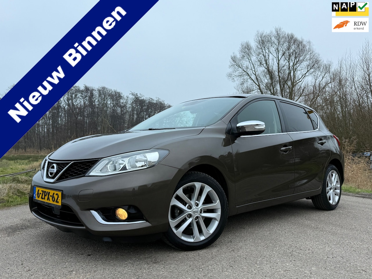 Nissan Pulsar - 1.2 DIG-T Connect Edition Camera Navi Key-Less Trekhaak Clima 17" Velgen PDC Cruise 6 Vers - AutoWereld.nl