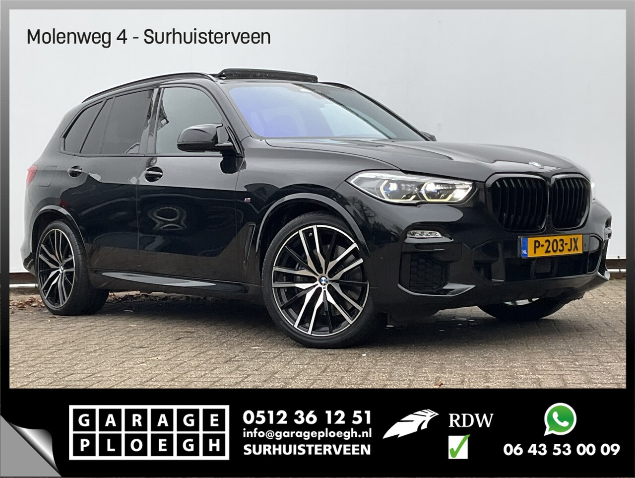 BMW X5 - xDrive40i High Executive M-Sport HUD Pano B&W Luchtvering Stoelverw+Ventilatie Leer BOMVOL - AutoWereld.nl