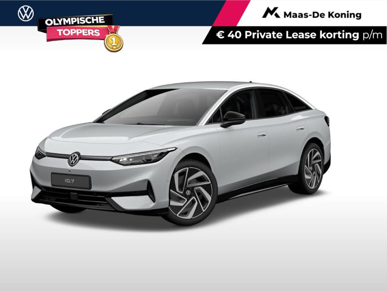 Volkswagen ID.7 - Pro Business 77 kWh 286 pk electr. aandrijving · Trekhaak ·  Velgen 'montreal', 20 inch li - AutoWereld.nl