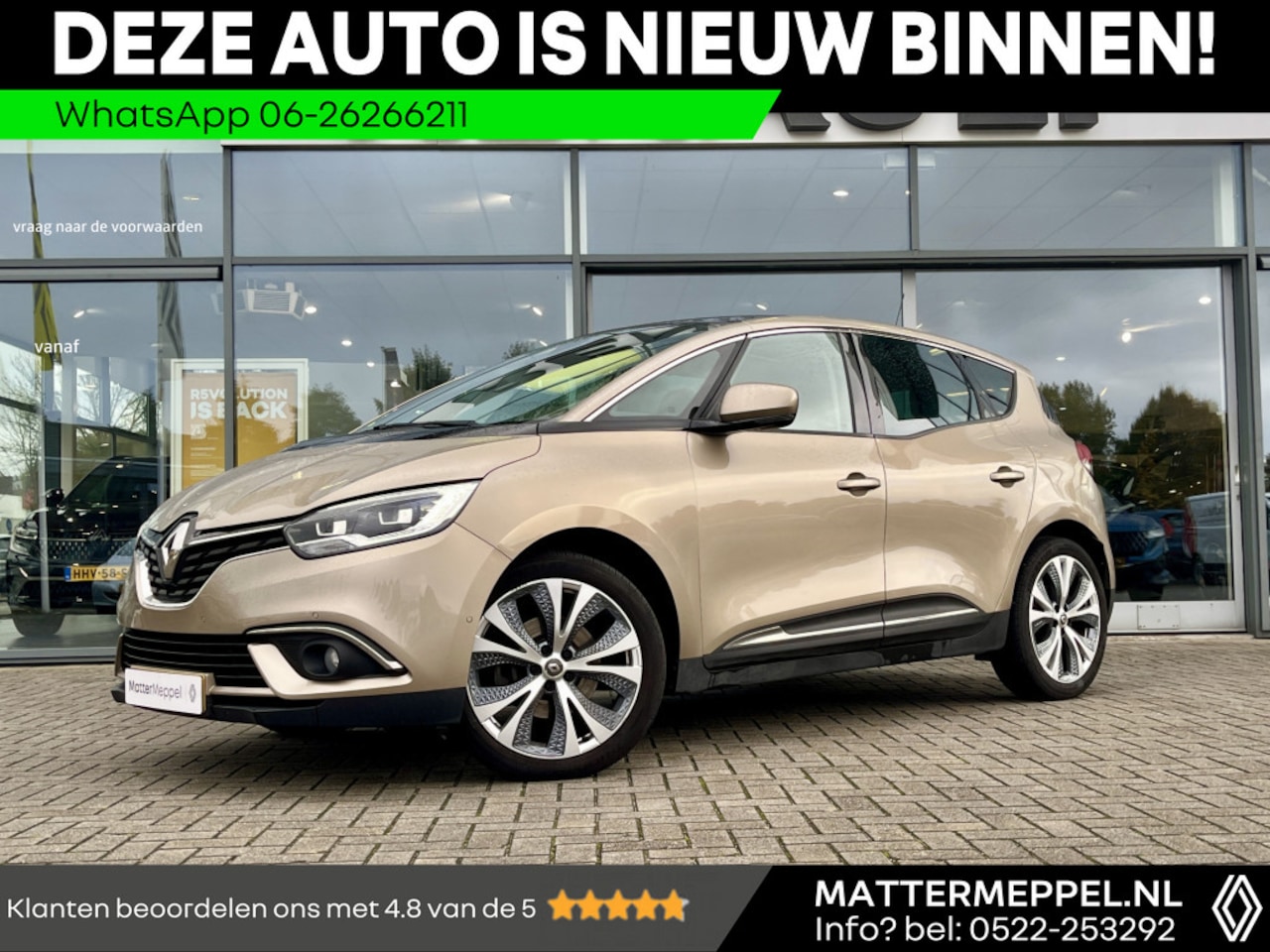 Renault Scénic - 1.3 TCe 140 Intens | Trekhaak | Panoramadak | Camera + Parkeersensoren | Easy Park Assist - AutoWereld.nl