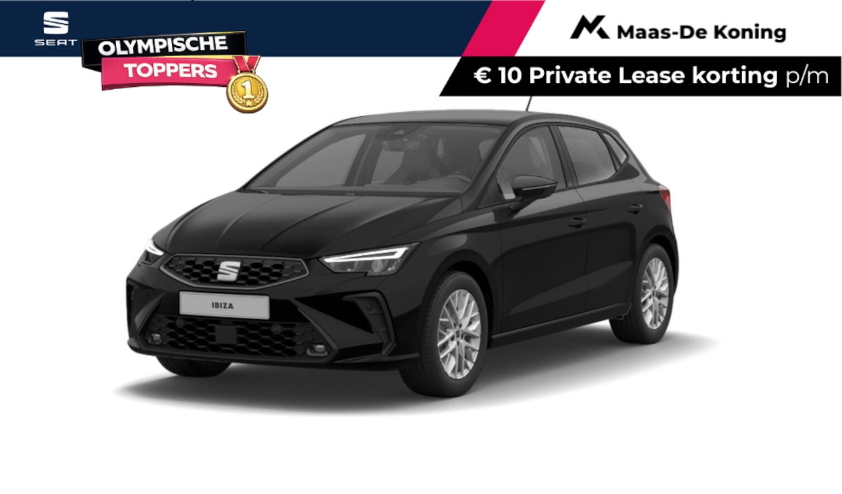 SEAT Ibiza - 1.0 EcoTSI FR Business Connect handgeschakeld | navigatiepakket | metallic Lak | 3000,- in - AutoWereld.nl