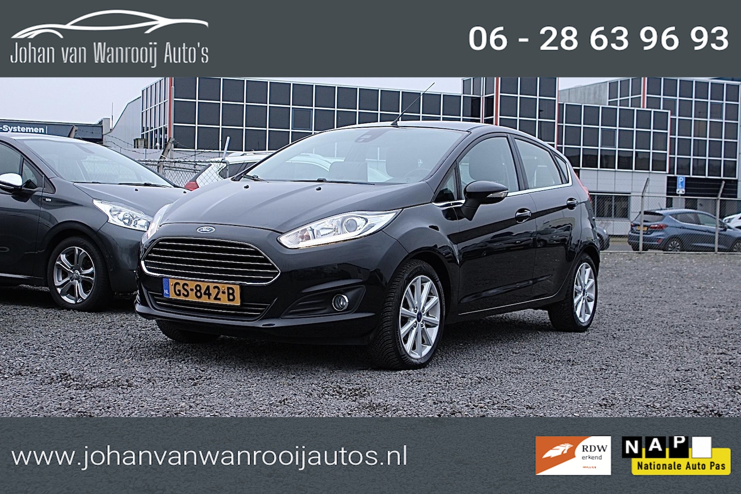 Ford Fiesta - 1.0 EcoBoost Titanium/NAVI/APP/NW APK - AutoWereld.nl