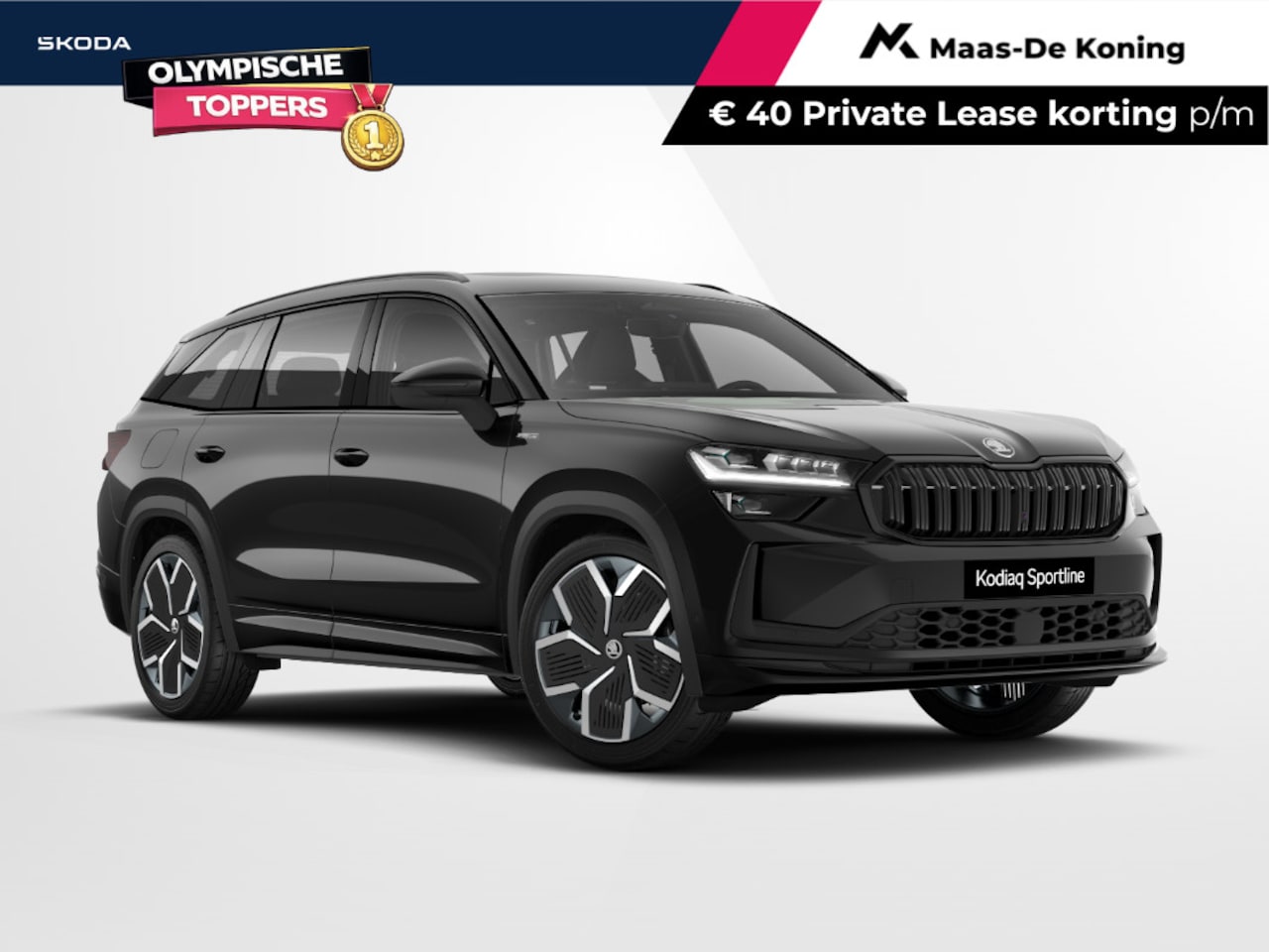 Skoda Kodiaq - Sportline Business 1.5 TSI PHEV 150 kW / 204 PK SU V | 20'' Lichtmetalen Velgen | Panorama - AutoWereld.nl