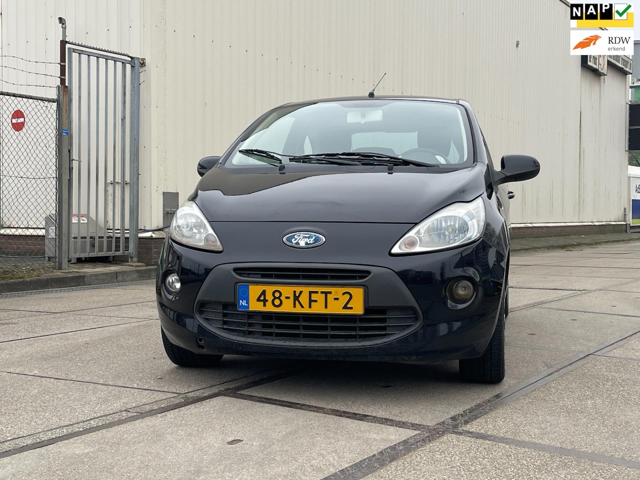 Ford Ka - 1.2 Titanium 2009 Airco Nap Zwart - AutoWereld.nl