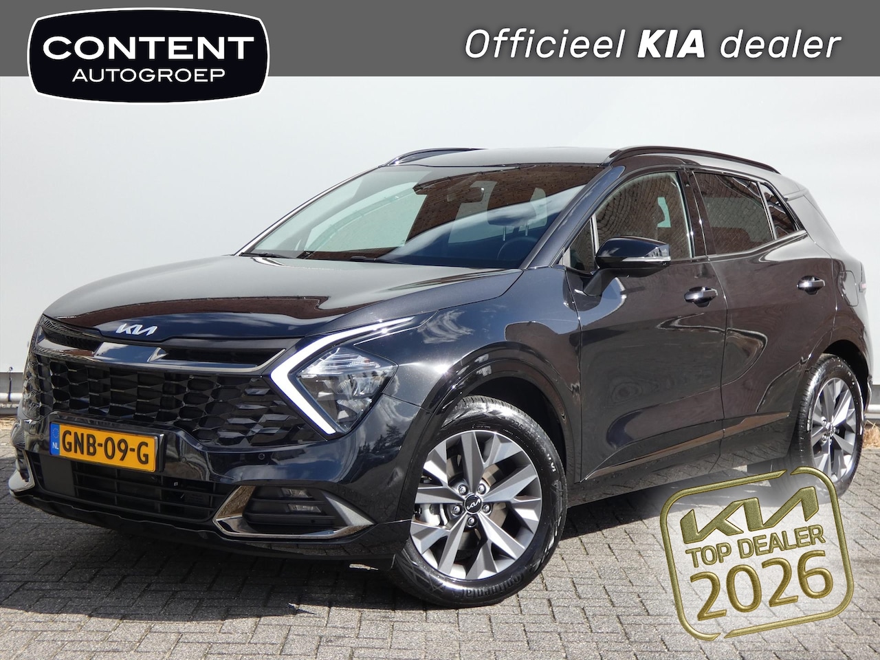 Kia Sportage - 1.6 T-GDi 230pk Hybrid AT6 Dark Edition - AutoWereld.nl