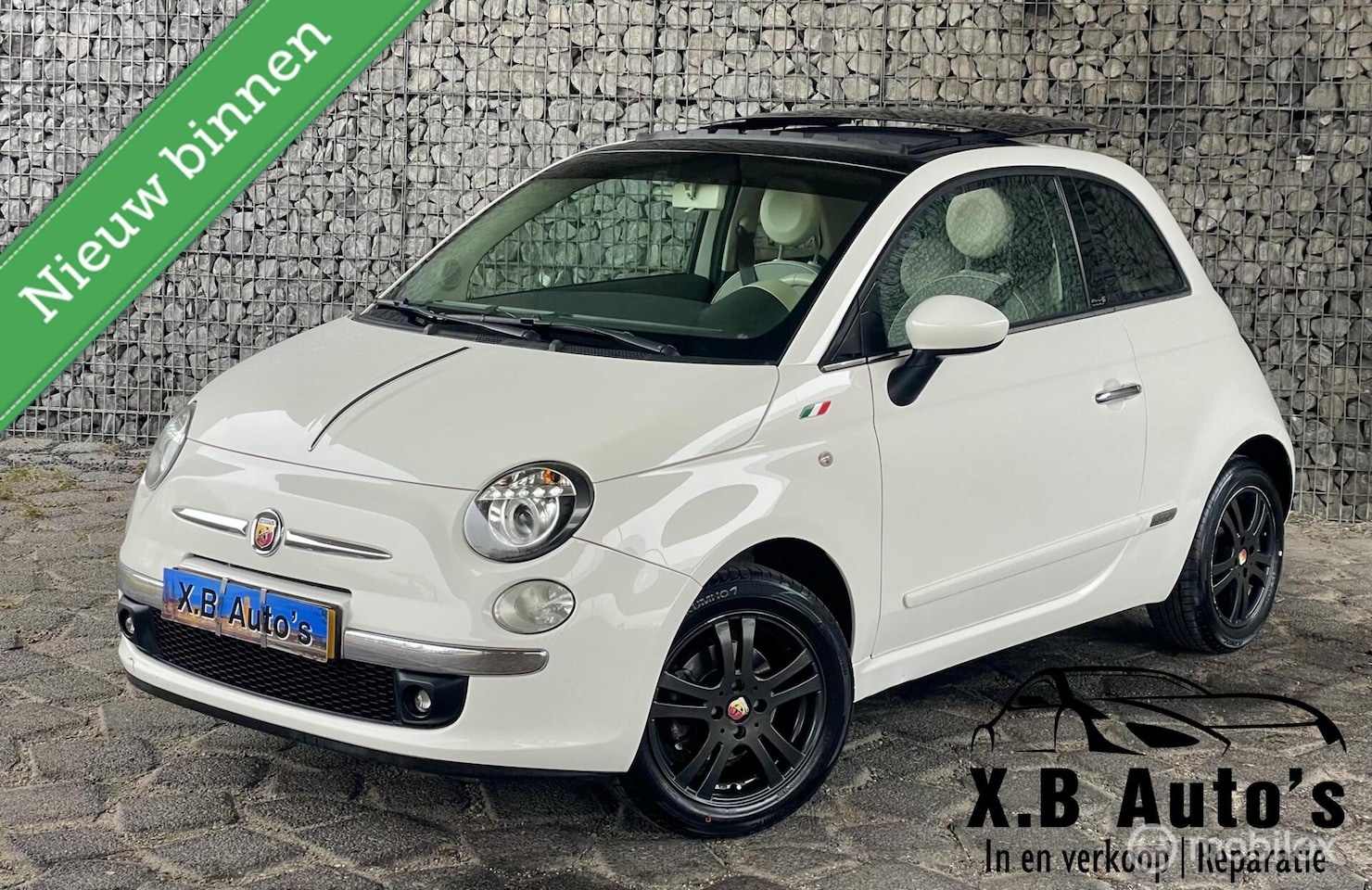 Fiat 500 Abarth - 1.4 Lounge |PANO|AIRCO|LED|LM|ABARTH LOOK| - AutoWereld.nl
