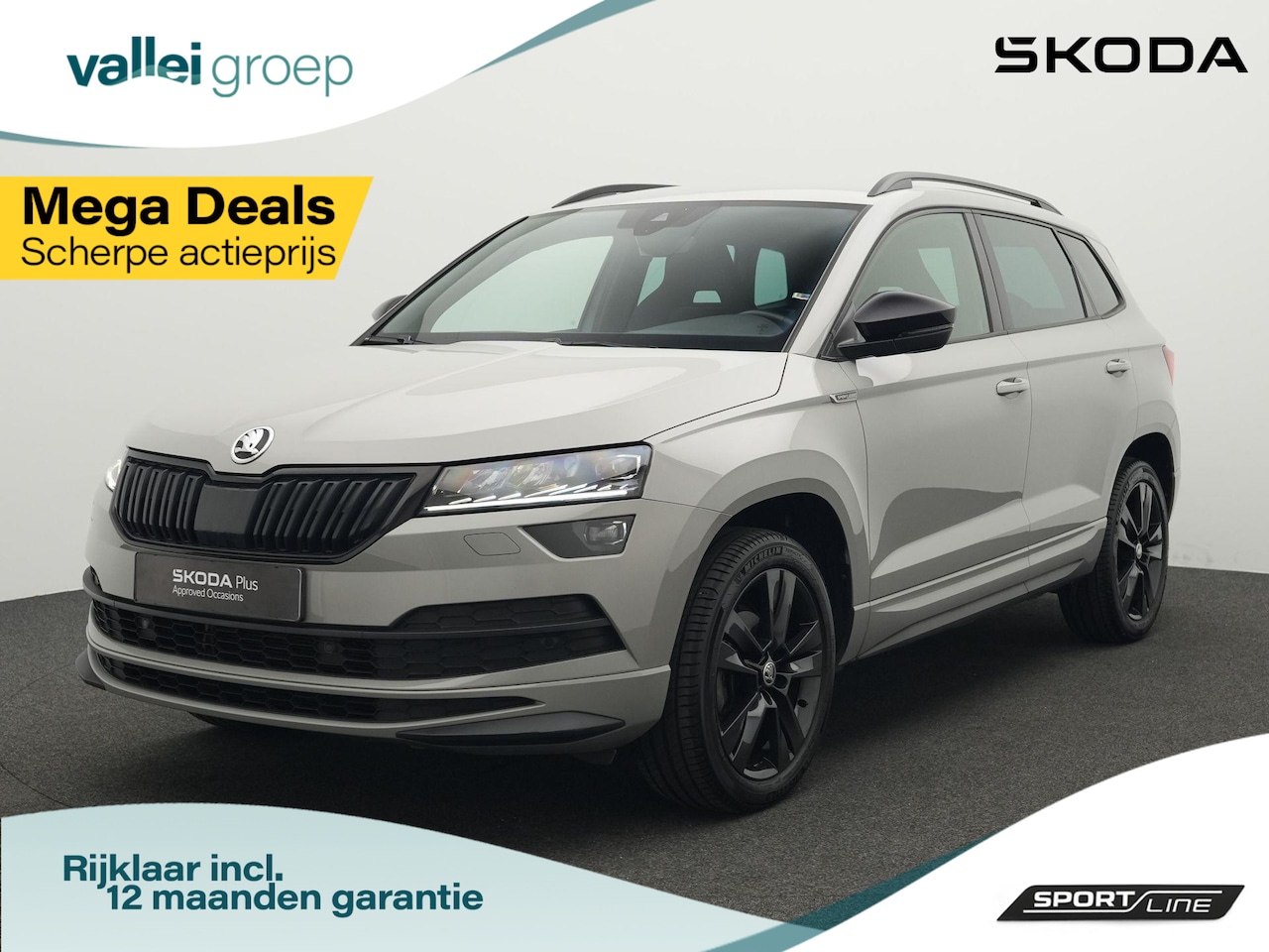 Skoda Karoq - 1.5 TSI ACT 150 pk DSG Sportline Business | LED koplampen | Achteruitrijcamera | Adaptive - AutoWereld.nl
