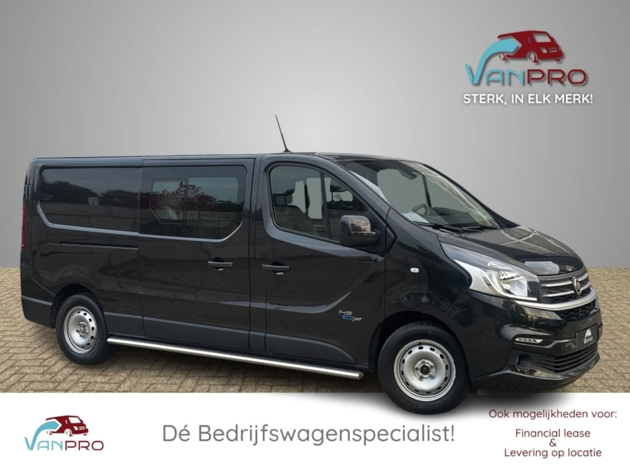 Fiat Talento - 1.6 MJ 145PK L2H1 Dubbel Cabine / Trekhaak / Navi / Dubbele schuifdeur - AutoWereld.nl