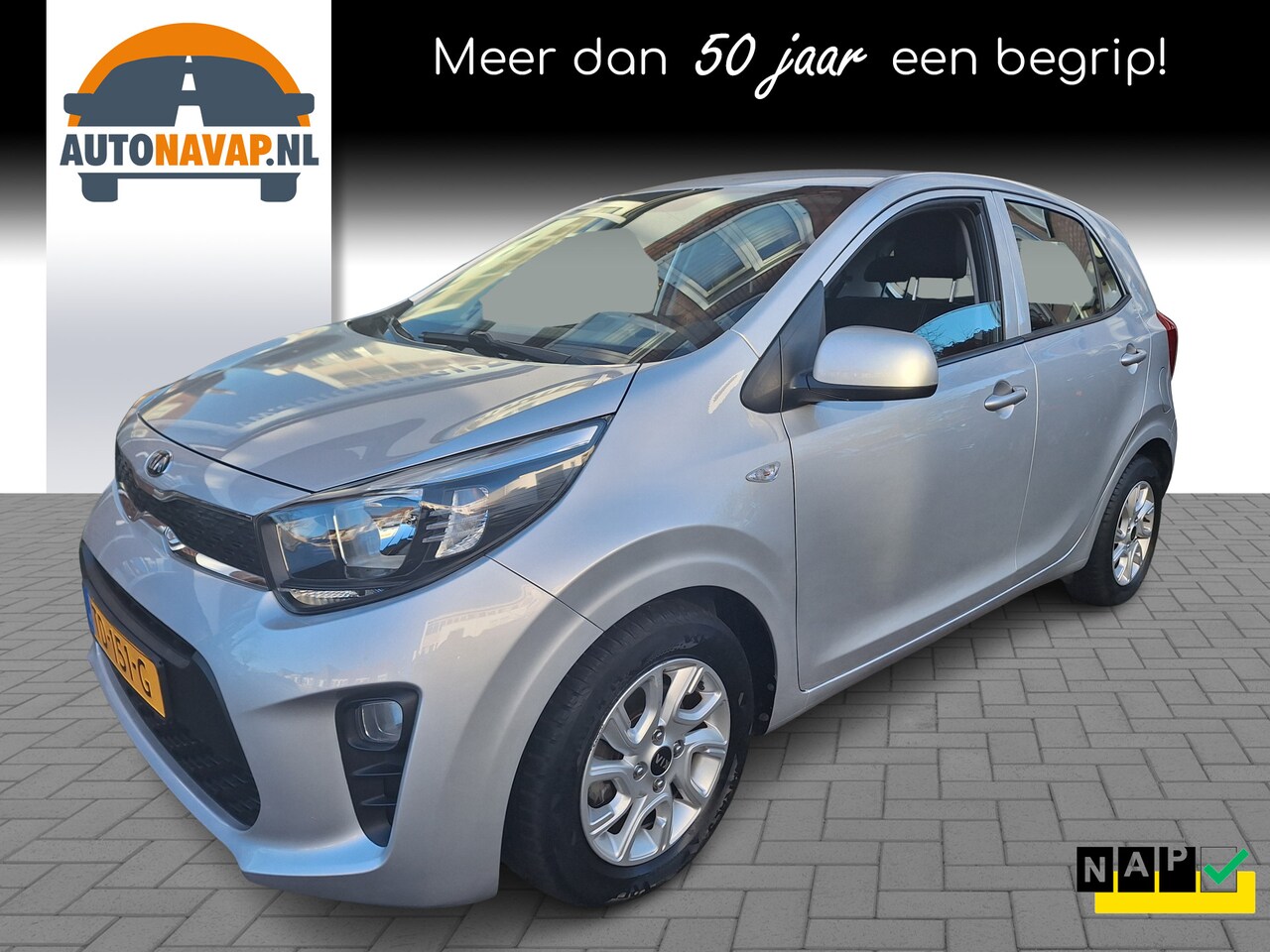 Kia Picanto - 1.0 CVVT ComfortPlusLine Navigator /Camera/Navi/Apple/Android/Garantie - AutoWereld.nl