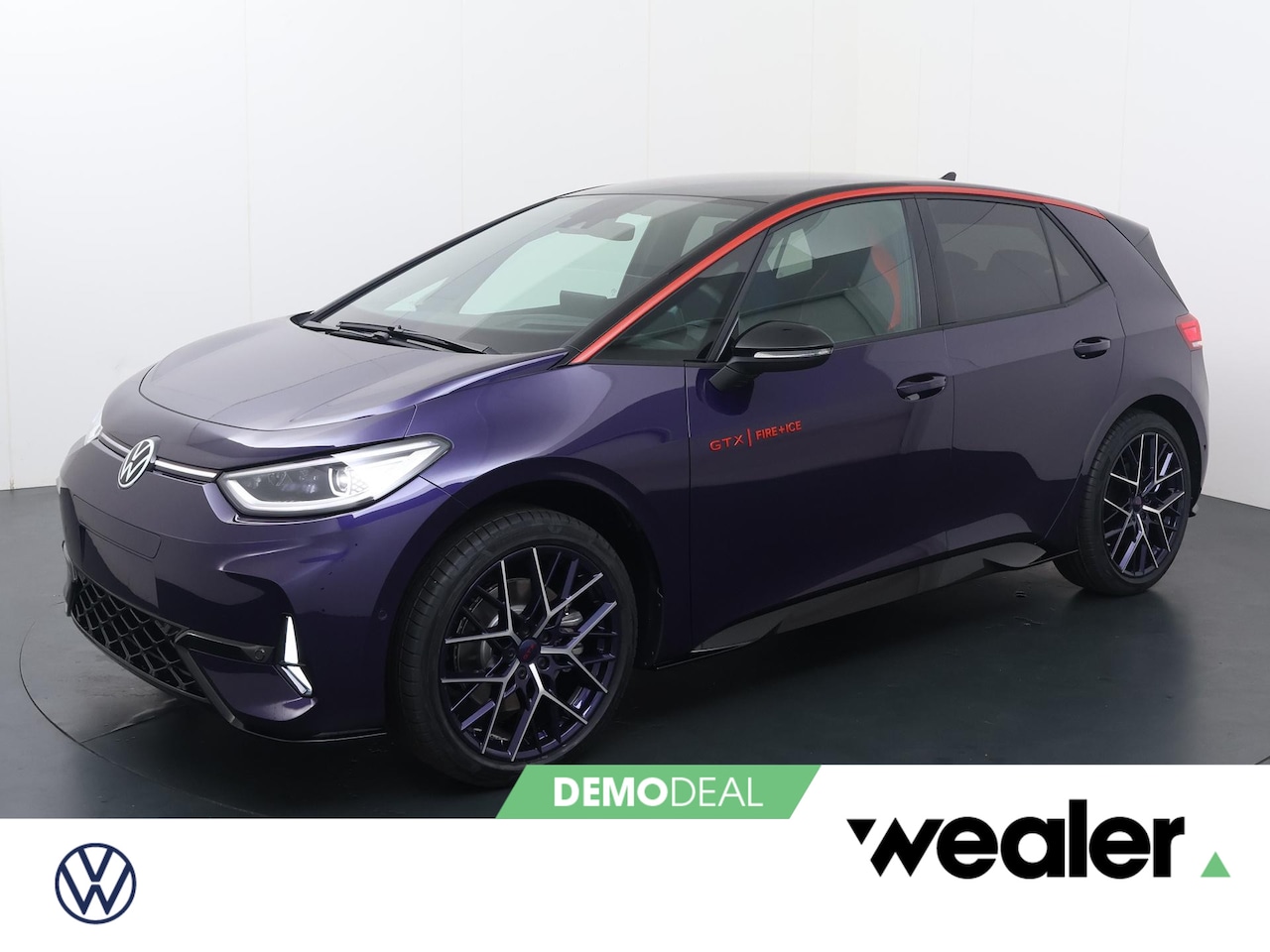 Volkswagen ID.3 - GTX Limited Edition 79 kWh accu, 240 kW / 326 PK | Fire & Ice pakket | Panoramadak | Varia - AutoWereld.nl