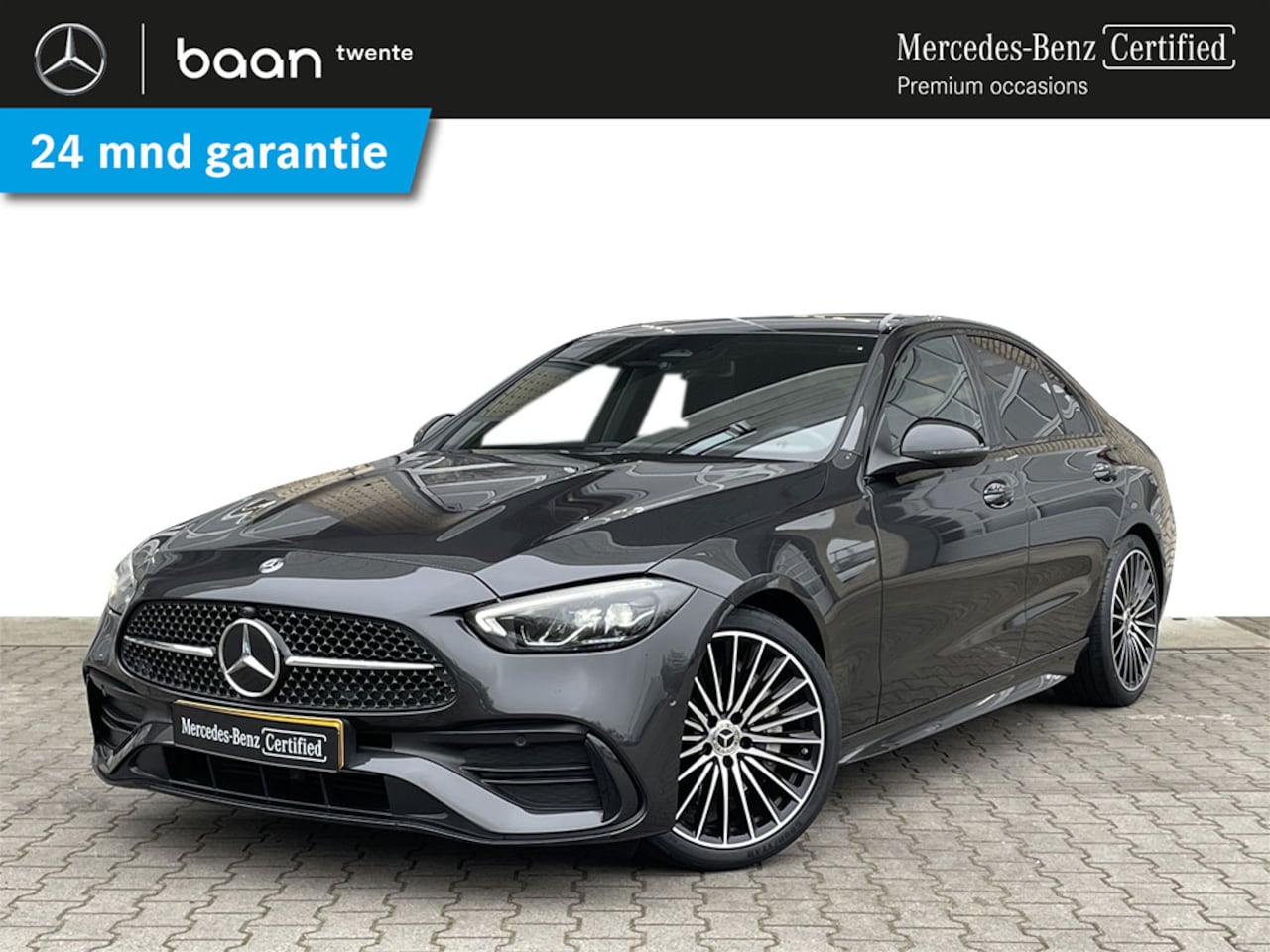 Mercedes-Benz C-klasse - C 180 AMG Line l Nightpakket l Smartphone integratie l Dodehoek detectie l 19 inch Lichtme - AutoWereld.nl