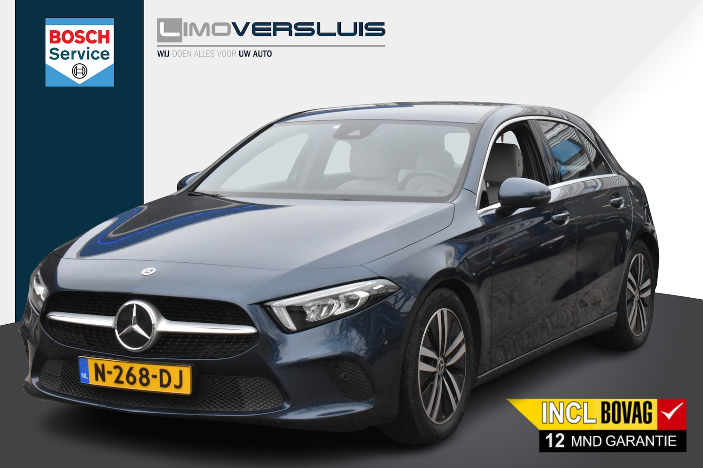 Mercedes-Benz A-klasse - 180 Business Solution Luxury | 1e Eigenaar | Lederen bekleding | Navigatie | Sfeerverlicht - AutoWereld.nl