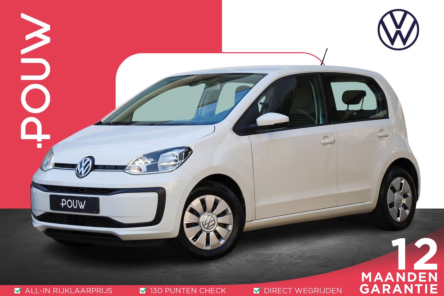 Volkswagen Up! - 1.0 60pk Move up! | Bluetooth | Airco | DAB+ - AutoWereld.nl