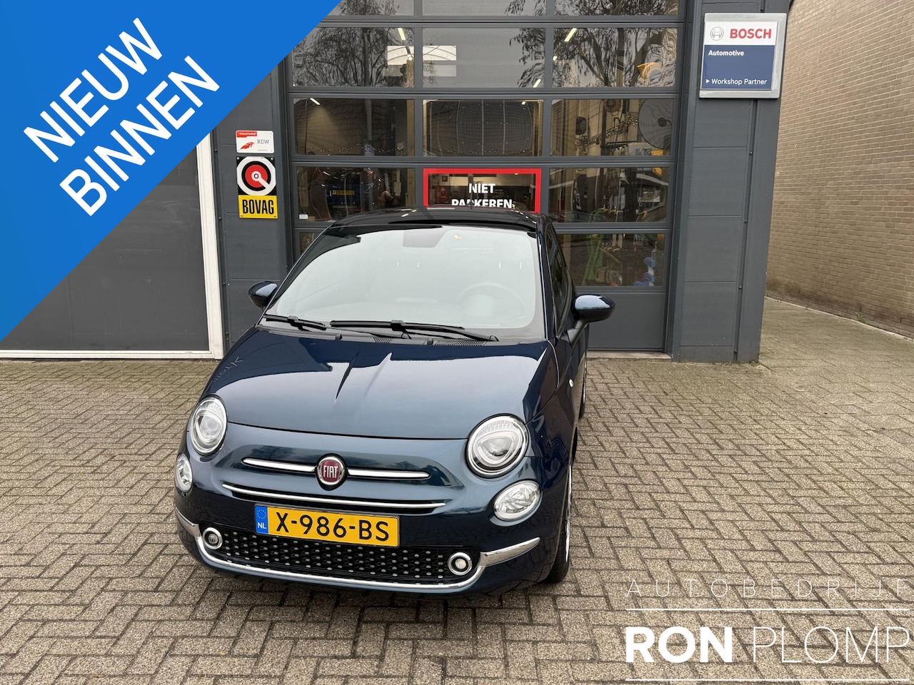 Fiat 500 - 1.0 Hybrid Dolcevita / Airco clima/ Navigatie/ Apple carplay/ Cruise/ LED/ PDC/ Panodak/ L - AutoWereld.nl
