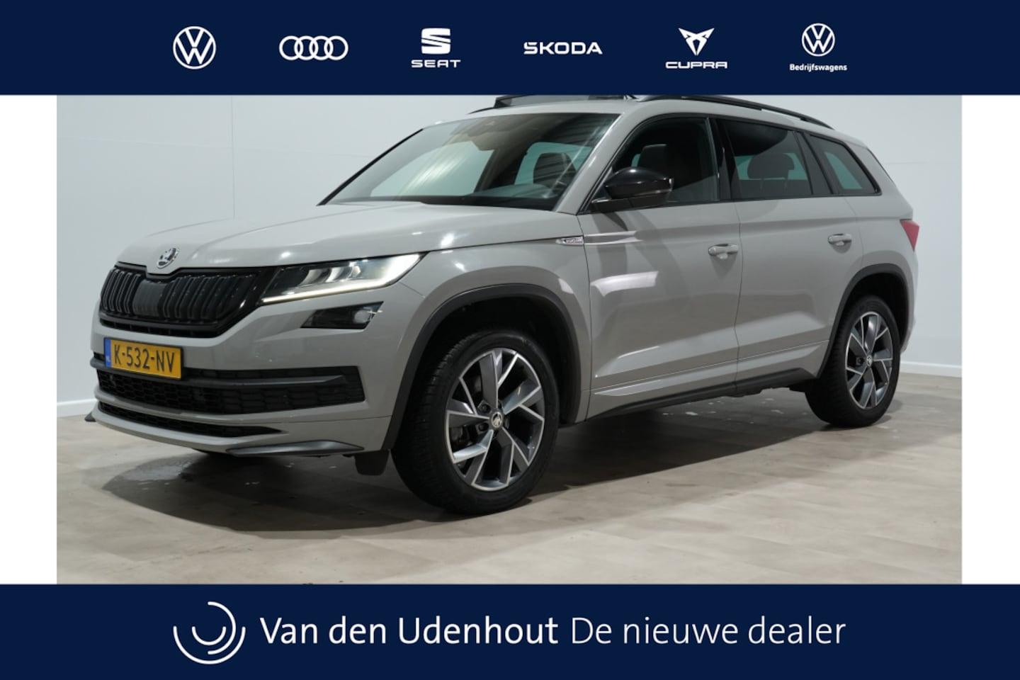 Skoda Kodiaq - 1.5 TSI 150pk Sportline Business Trekhaak Panorama Navigatie Carplay Camera Stoel/Stuurver - AutoWereld.nl