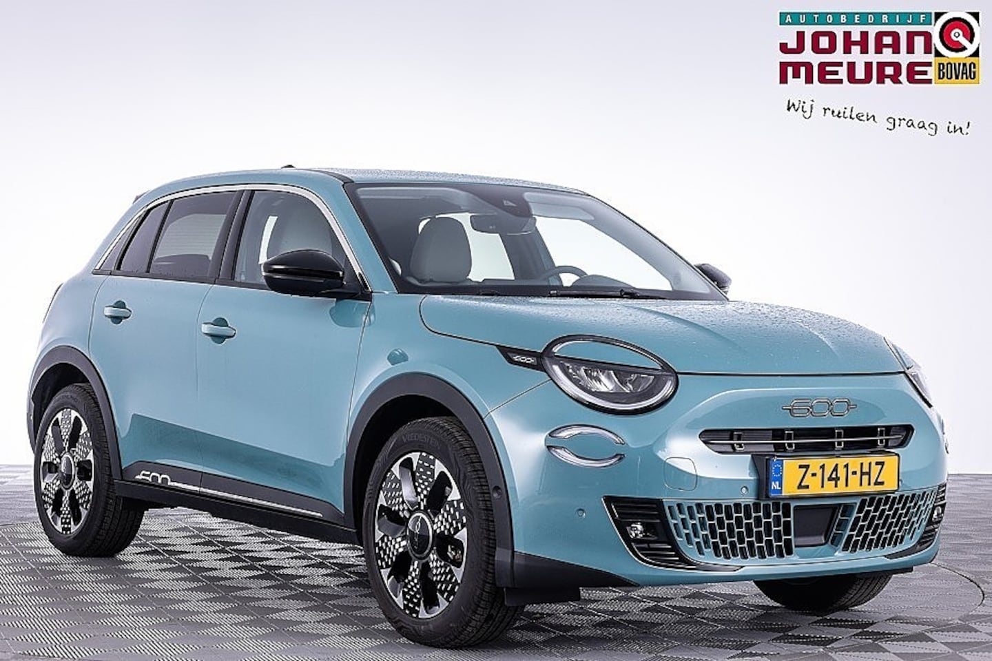 Fiat 600e - La Prima 54 kWh | LEDER | ECC | CARPLAY | LED ✅ 1e Eigenaar | SOH 96% - AutoWereld.nl