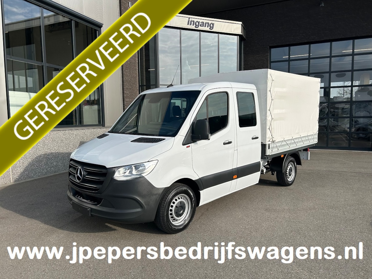 Mercedes-Benz Sprinter - 315 CDI L2 D.C. Open laadbak / Trekhaak / MBUX / Carplay navigatie / Cruise control / Airc - AutoWereld.nl