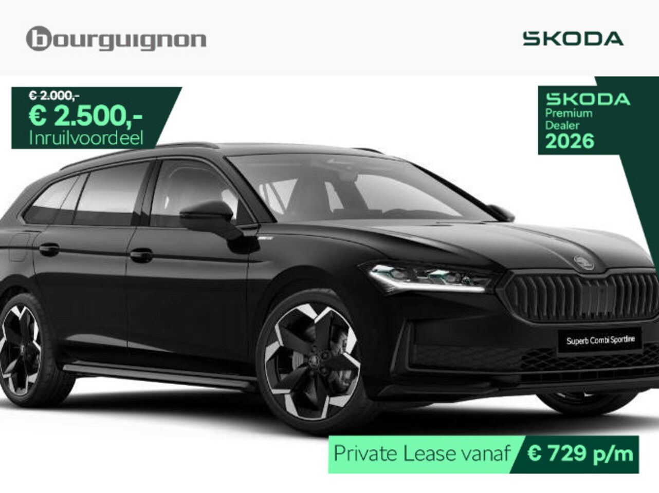 Skoda Superb Combi - Sportline Business 1.5 TSI PHEV 204 PK | Panoramadak | Head-up display | Trekhaak | 360 ca - AutoWereld.nl