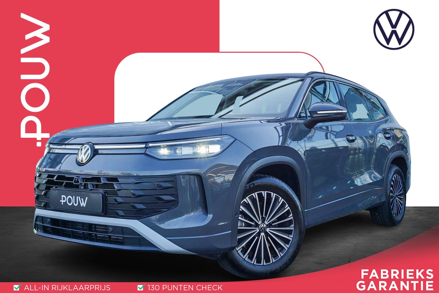 Volkswagen Tayron - 1.5 eTSI 150pk DSG Life Edition 7p. | Trekhaak | 360 Camera | Stoelverwarming - AutoWereld.nl