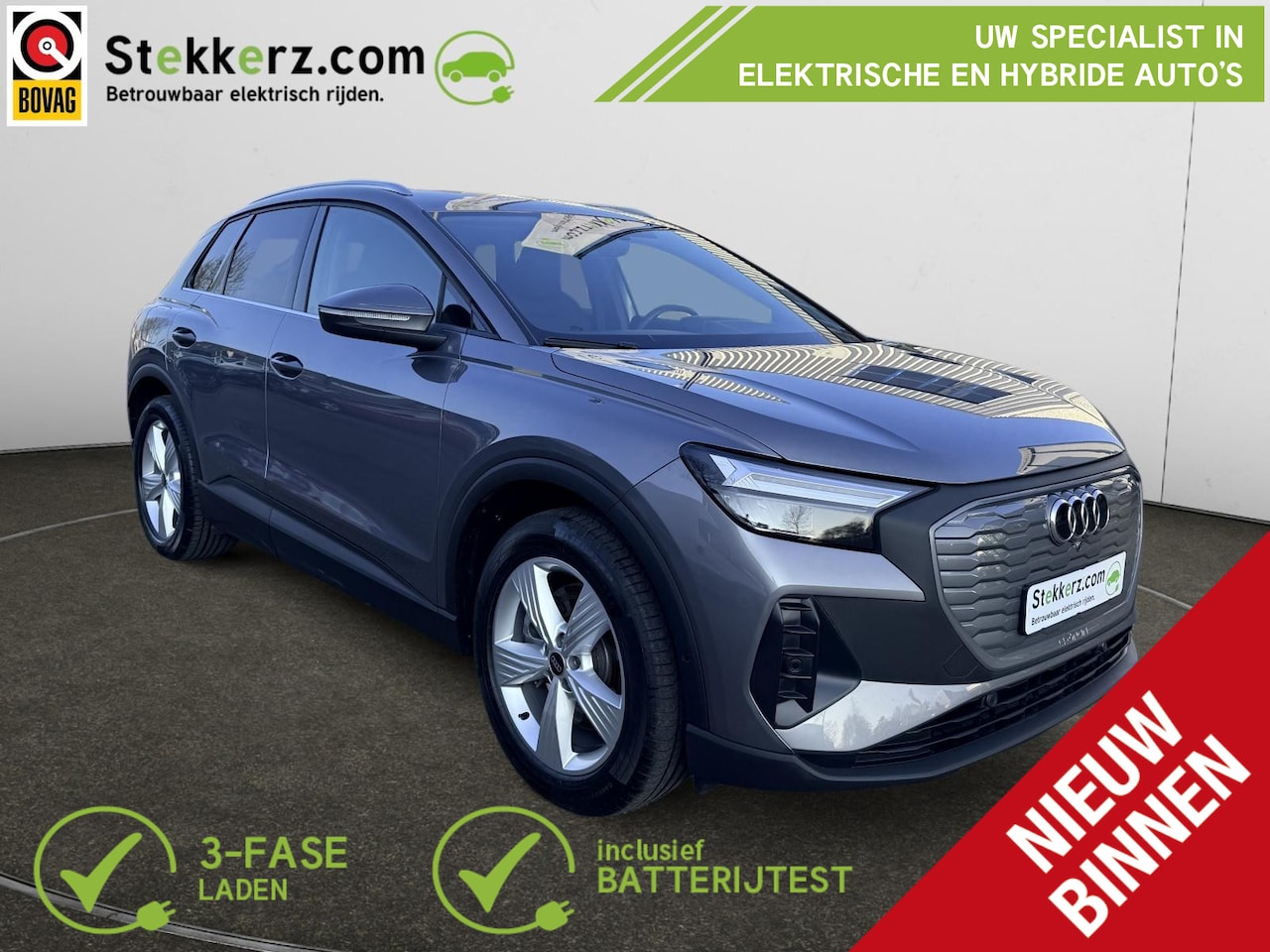 Audi Q4 e-tron - 40 Advanced edition 77 kWh Head-up,ACC,Aut.klep, sportstoelen,ect. - AutoWereld.nl