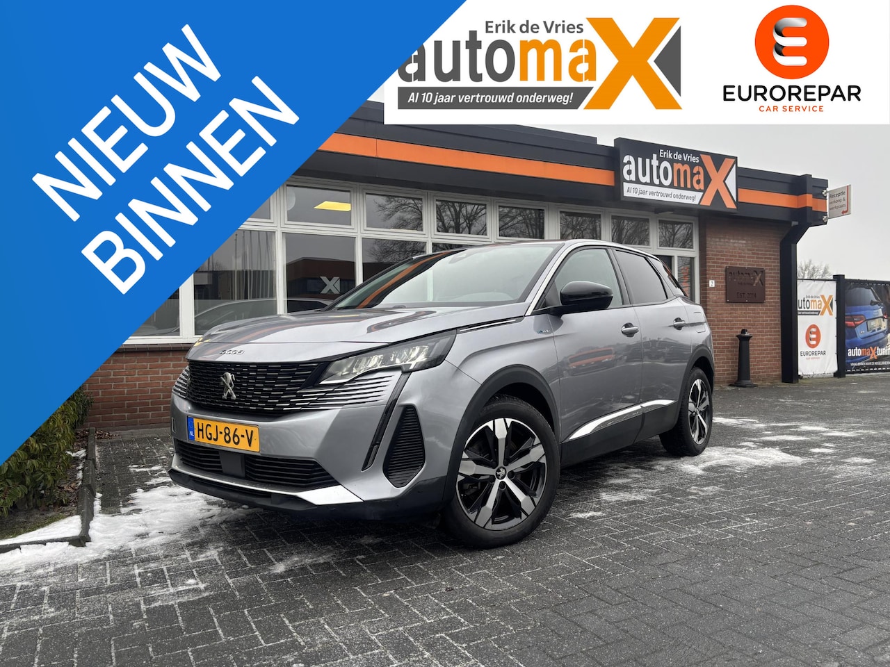 Peugeot 3008 - 1.6 HYbrid 225 Allure |Camera|Keyless| - AutoWereld.nl