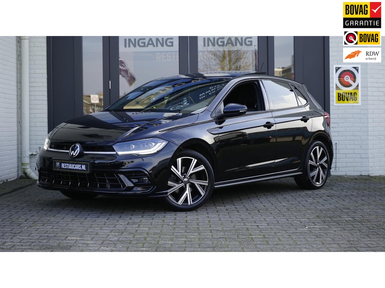 Volkswagen Polo - 1.0 TSI 3x R-Line 110PK- AUTOMAAT-ACC-CAMERA-CARPLAY-DAB-GROOT NAVI-IQ LIGHT-KEYLESS-PANO- - AutoWereld.nl