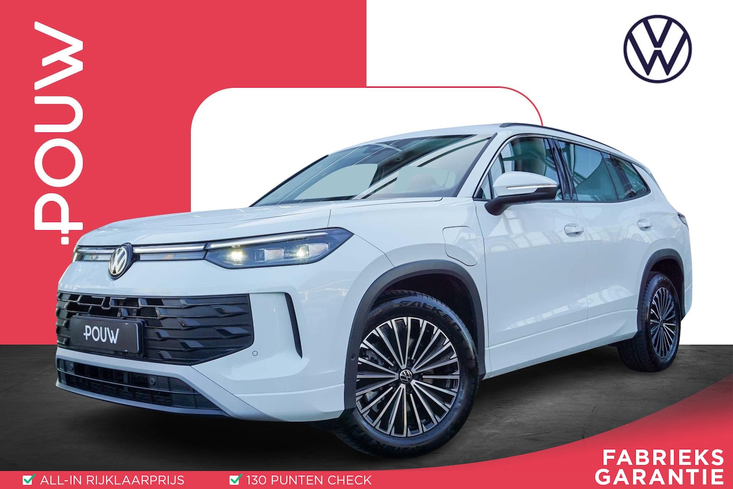 Volkswagen Tayron - 1.5 eHybrid 204pk Life Edition | Trekhaak | Stoelverwarming | Dodehoek Detectie - AutoWereld.nl