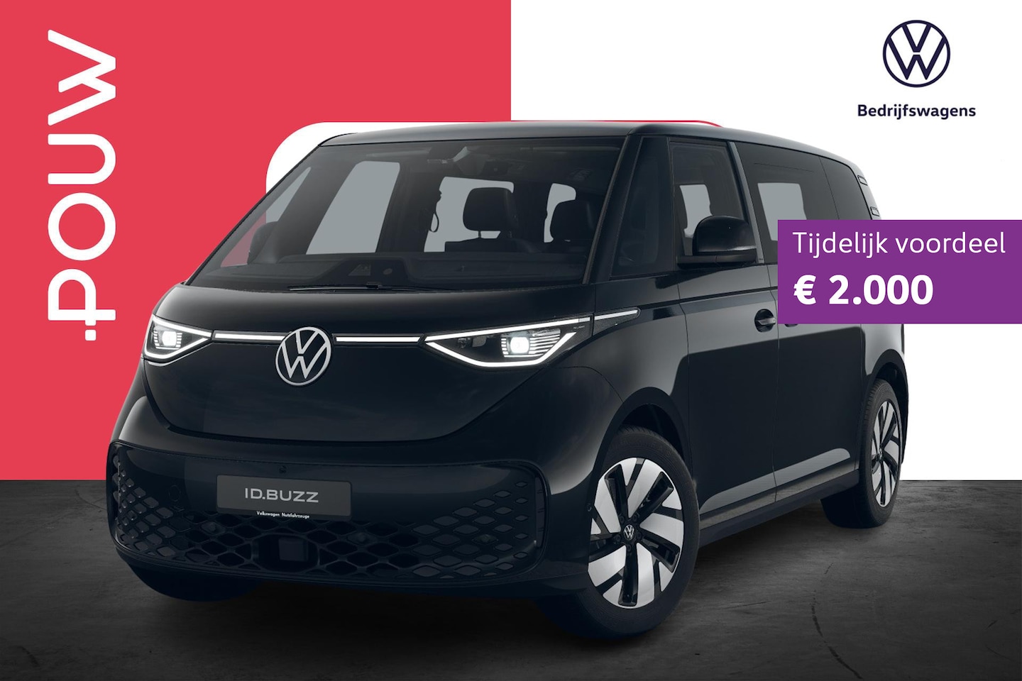 Volkswagen ID. Buzz - 286pk Pro Bulli Limited Edition 86 kWh LWB | Trekhaak Wegklapbaar | Warmtepomp - AutoWereld.nl