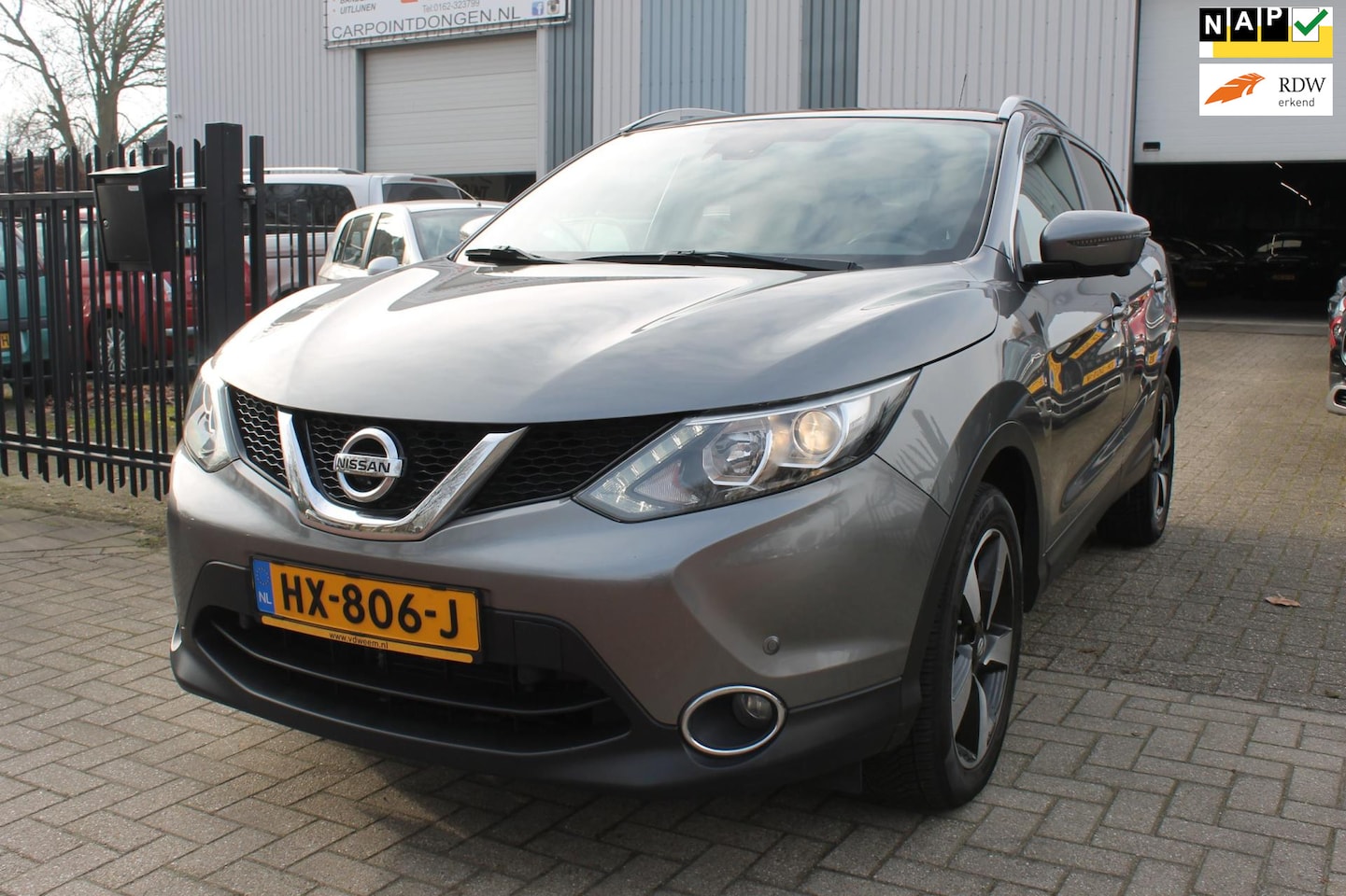 Nissan Qashqai - 1.2 Tekna Pano 360 Clima Cruise Keyless! - AutoWereld.nl