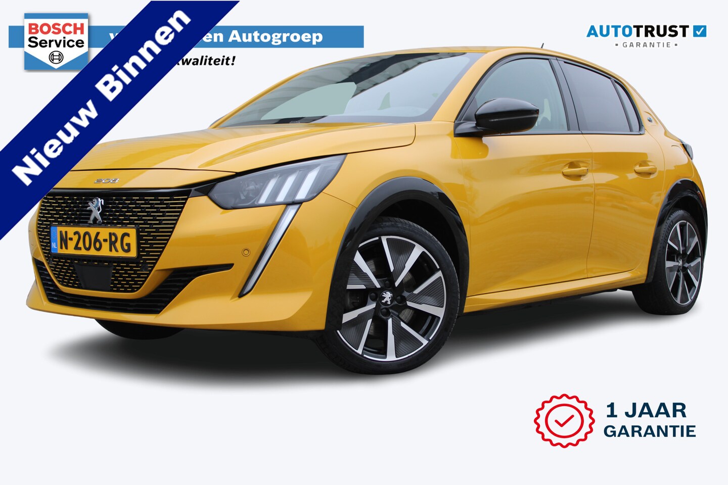 Peugeot e-208 - EV GT 350 50 kWh | Incl. 12 maanden garantie | SOH 89% | Apple CarPlay | Key less entry | - AutoWereld.nl