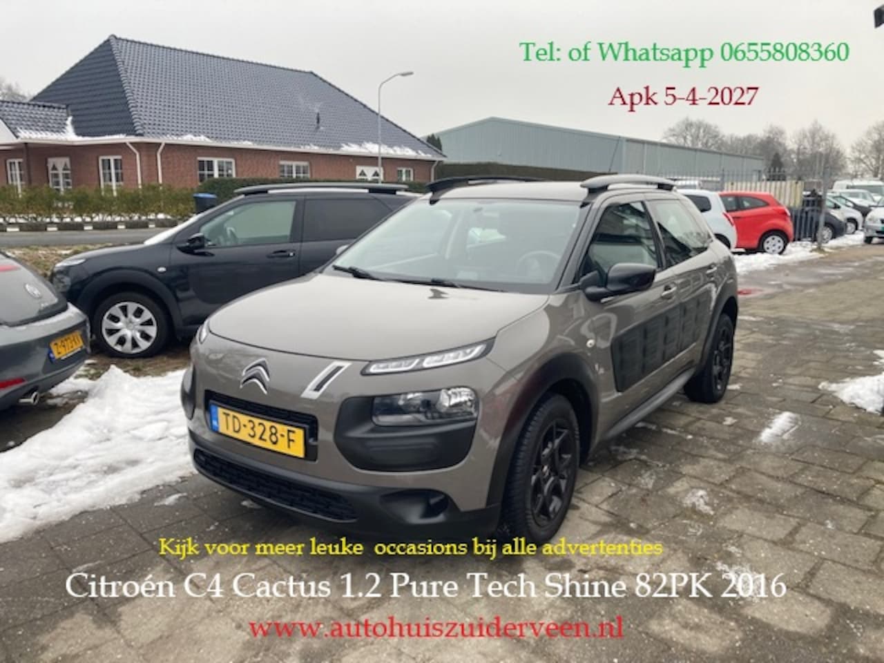 Citroën C4 Cactus - PureTech Shine 60KW / 82PK Navigatie - AutoWereld.nl