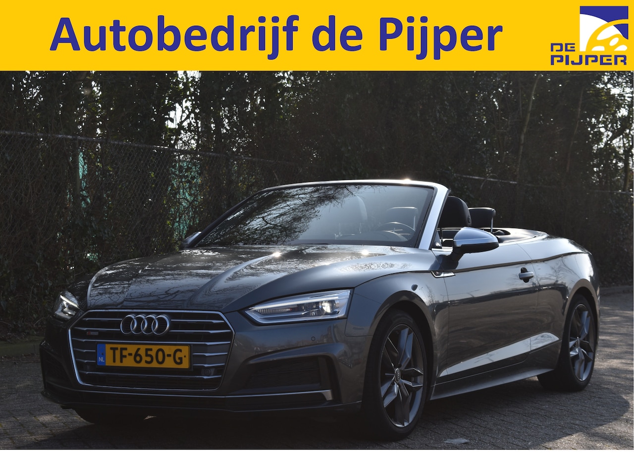 Audi A5 Cabriolet - 2.0 TFSI MHEV Design Pro Line Plus 3x S-Line Elekt.haak | Stoel- & nekverwarming | Keyless - AutoWereld.nl
