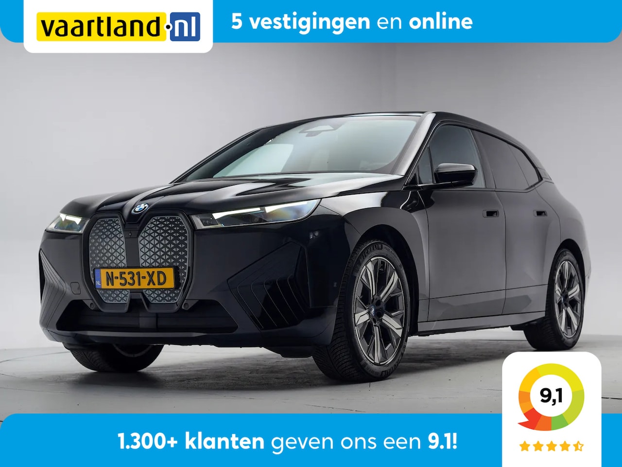 BMW iX - xDrive40 M Sport High Executive 77 kWh [ Panorama Bowers&Wilkins Laser LED Trekhaak ] - AutoWereld.nl