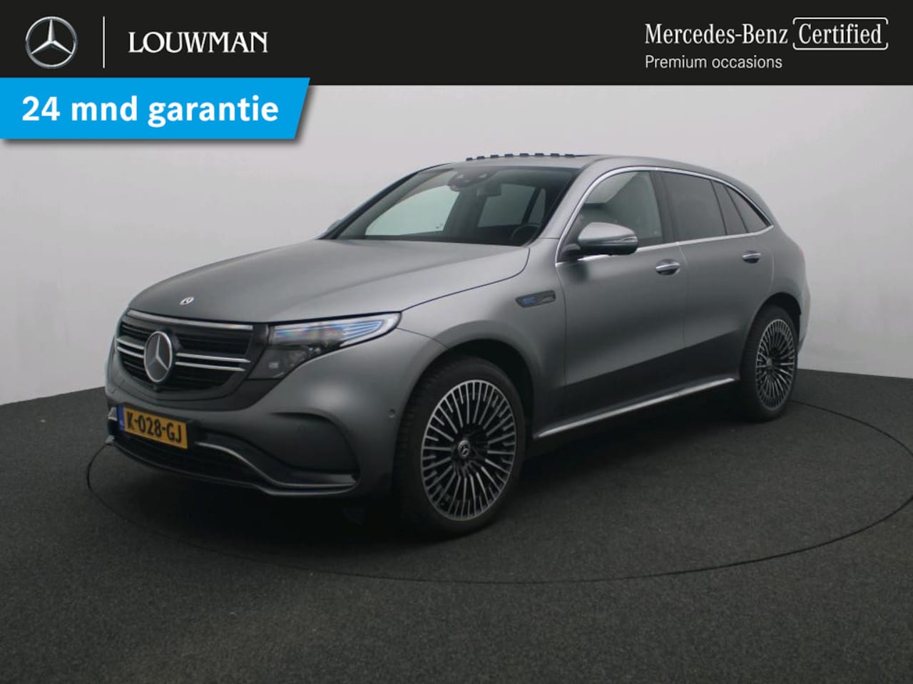 Mercedes-Benz EQC - 400 4MATIC Premium Plus 80 kWh AMG Line | Night Pakket | Schuif-Kanteldak | Rijassistentie - AutoWereld.nl