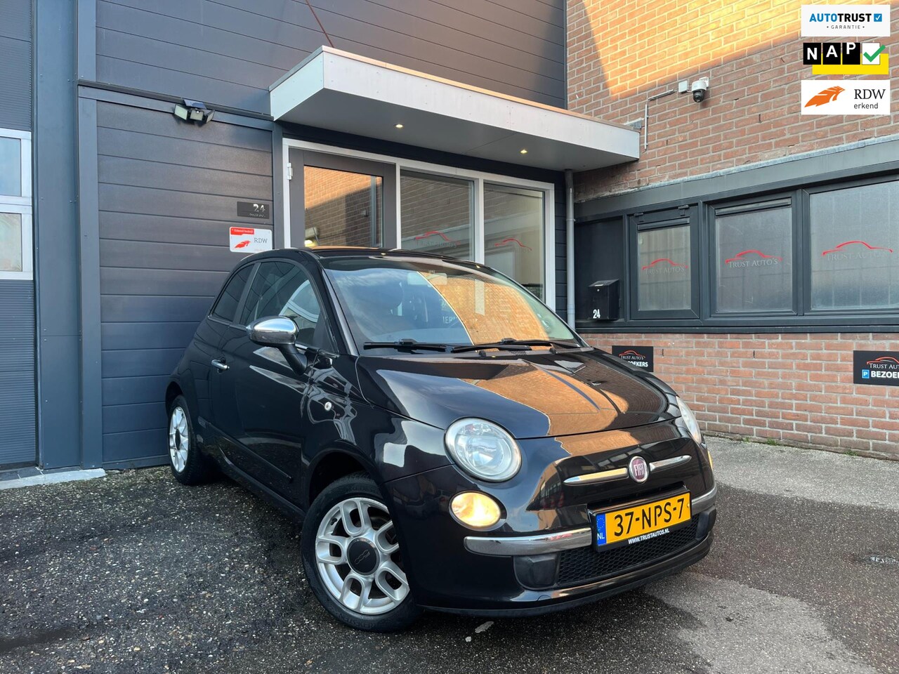 Fiat 500 - 1.2 Sport|Nap|Automaat|Leder|Airco|Bleutooth - AutoWereld.nl
