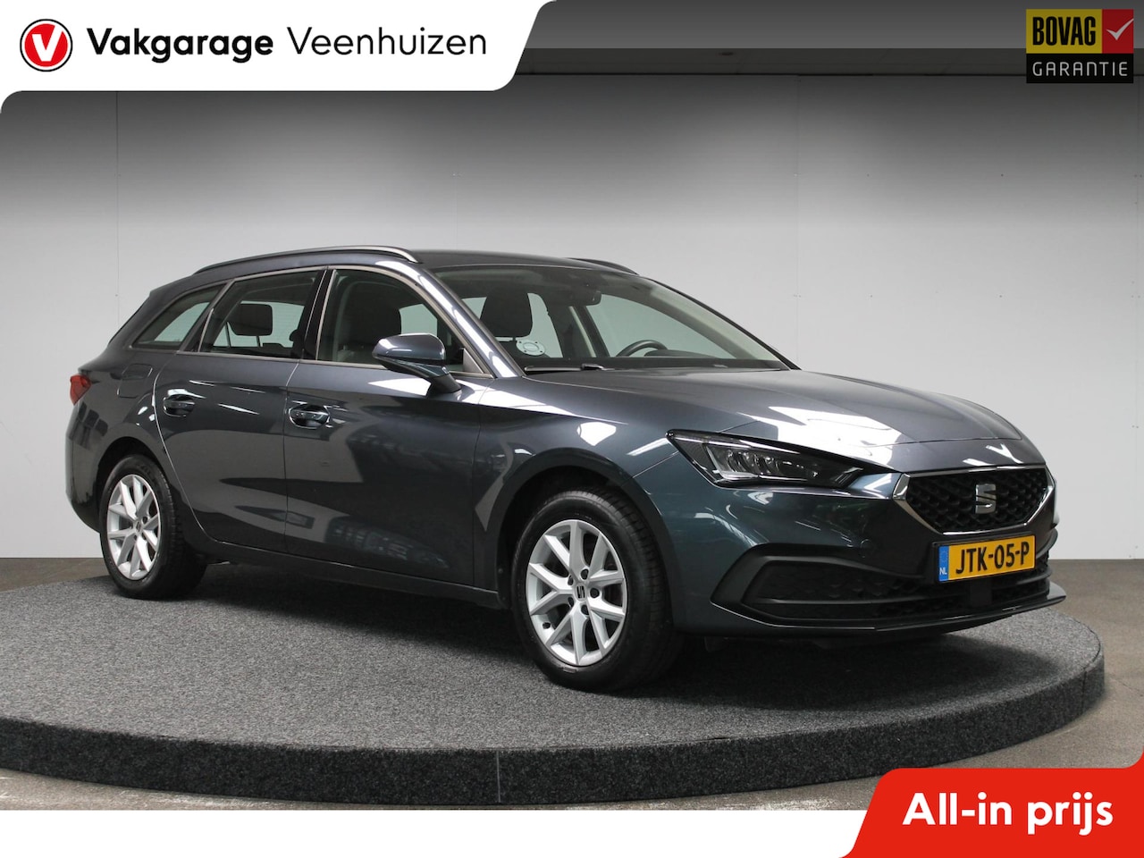SEAT Leon Sportstourer - 1.0 eTSI Style Business Intense|Rijklaar prijs|Elek. trekhaak|Automaat|Carplay|Stuurwiel v - AutoWereld.nl