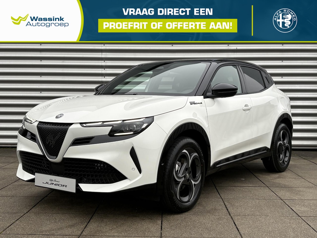 Alfa Romeo Junior - 1.2 Turbo Hybrid Ibrida Sport Speciale | Massage Bestuurdersstoel | Panorama Schuif/kantel - AutoWereld.nl