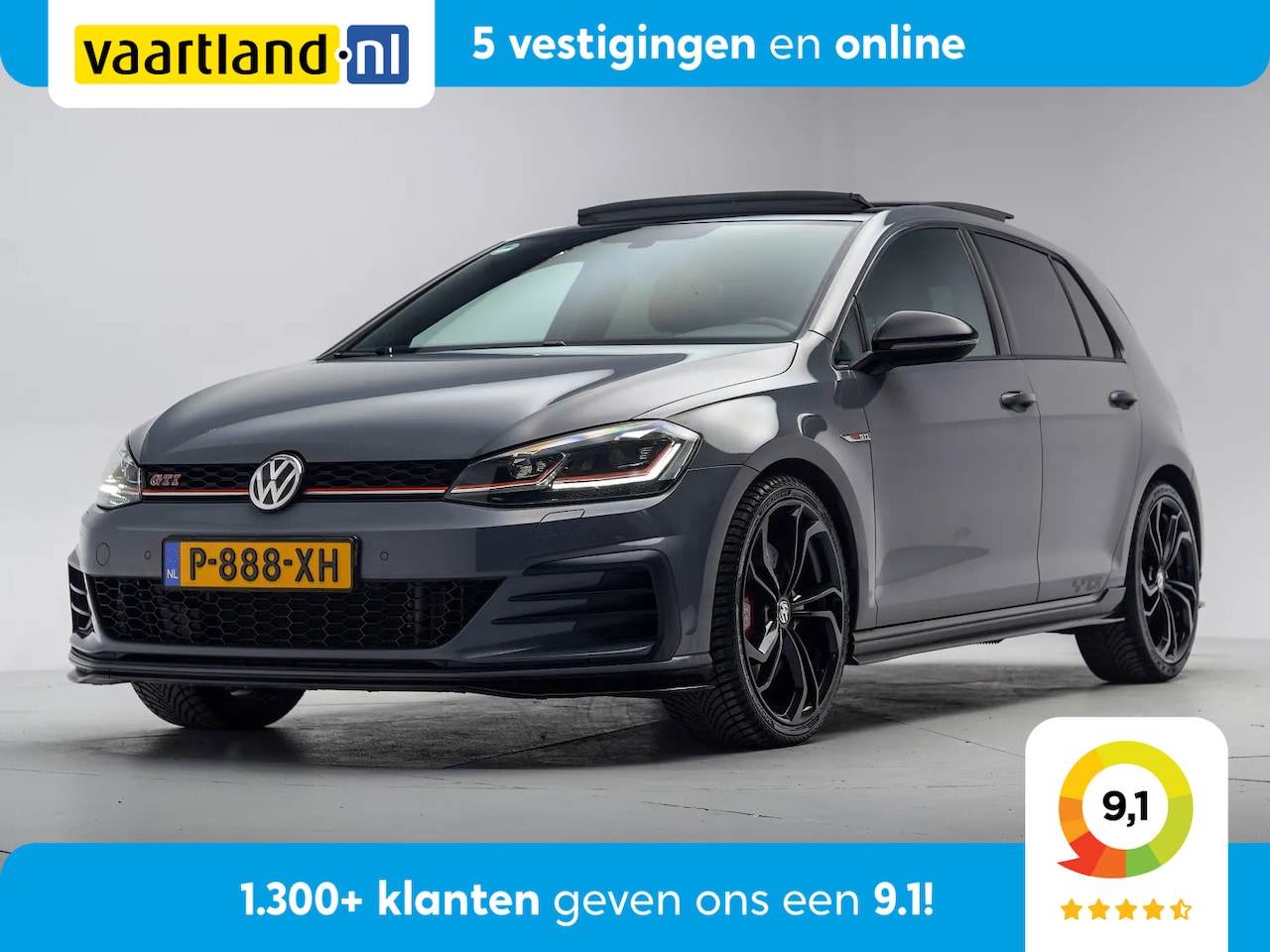 Volkswagen Golf - 2.0 TSI GTI 290pk TCR Aut. [ Pano Akrapovic Uitlaat Camera Adapt.cruise Stoel verwarming] - AutoWereld.nl