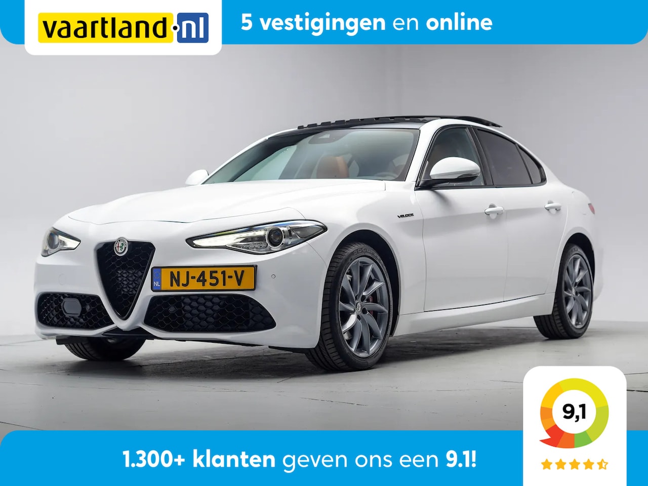 Alfa Romeo Giulia - 2.0 T AWD 280pk Veloce Aut. [ Panorama Leder Harman/Kardon ] - AutoWereld.nl