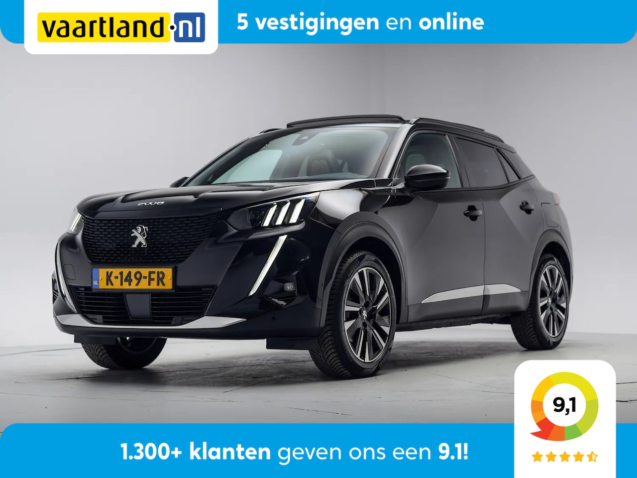 Peugeot e-2008 - EV GT 50 kWh 3-Fase [ Panoramadak Camera Adapt.cruise ] - AutoWereld.nl