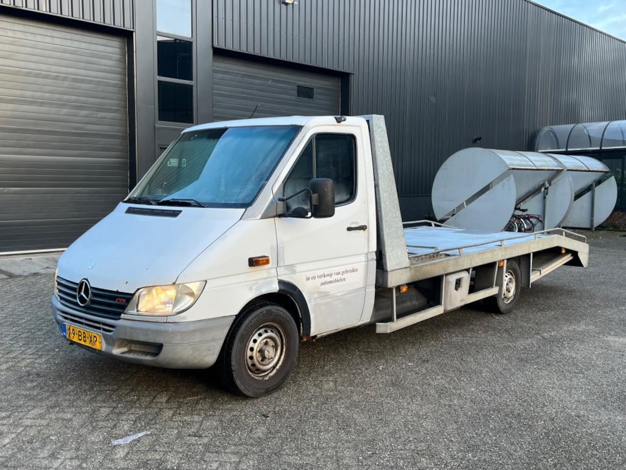 Mercedes-Benz Sprinter - 313 CDI 2.2 402 OPRIJWAGEN TRANSPORT TAKELWAGEN MET LIER - AutoWereld.nl