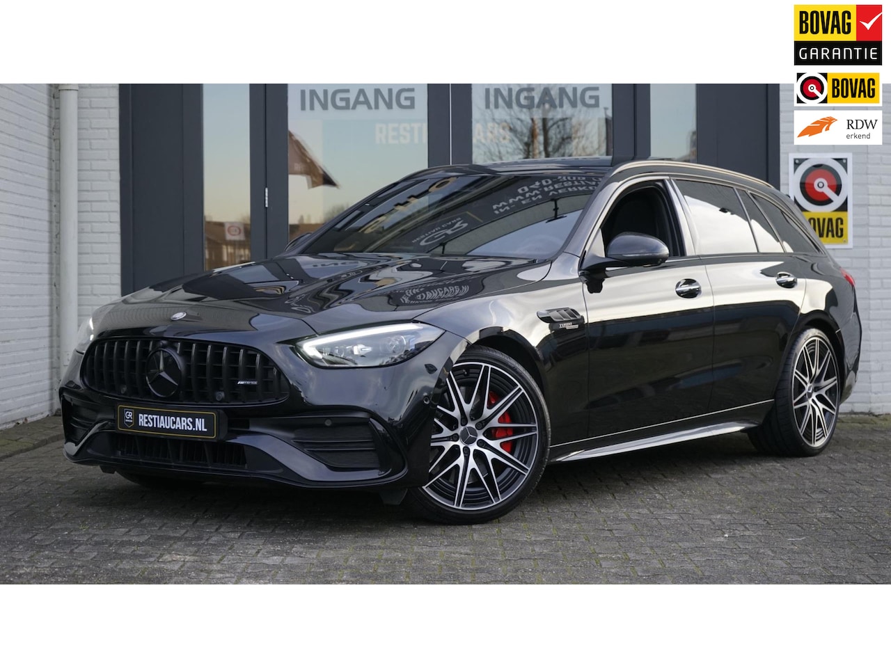 Mercedes-Benz C-klasse - C43 AMG 4MATIC 43 PERFORMANCE-360 CAMERA-ACC-AMBIANCE-BURMESTER-CARBON-DIGITAL LIGHT-HUD-P - AutoWereld.nl