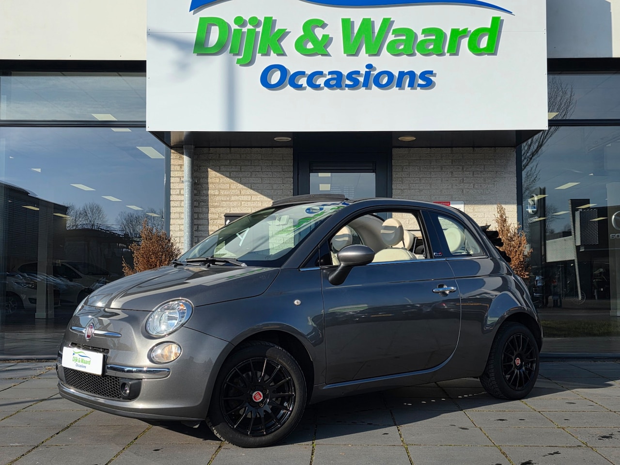 Fiat 500 C - 1.2 Lounge – Cabrio – Open dak – Stijlvol – - AutoWereld.nl
