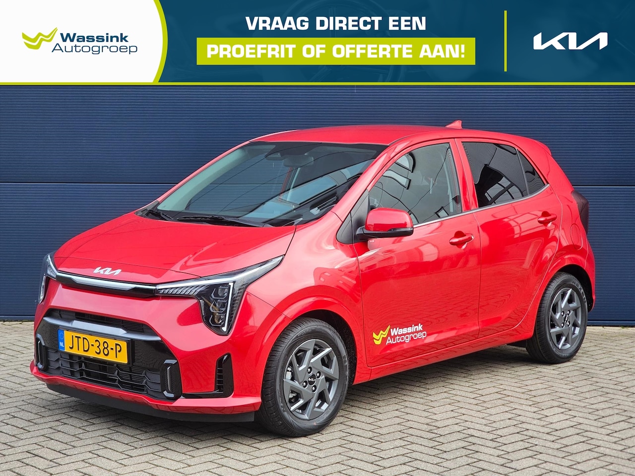 Kia Picanto - 1.0 DPi 4-zits DynamicPlusLine | Camera | Apple Carplay | Navigatie | Airco | Lichtmetalen - AutoWereld.nl