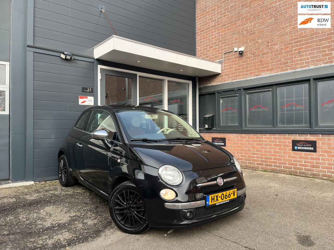 Fiat 500 - 0.9 TwinAir Lounge|Automaat|Pano|Pdc|Leder|Airco - AutoWereld.nl